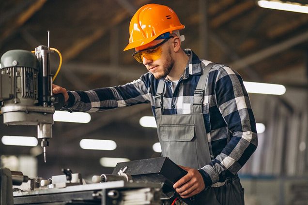 Precision contract manufacturing on a CNC production floor