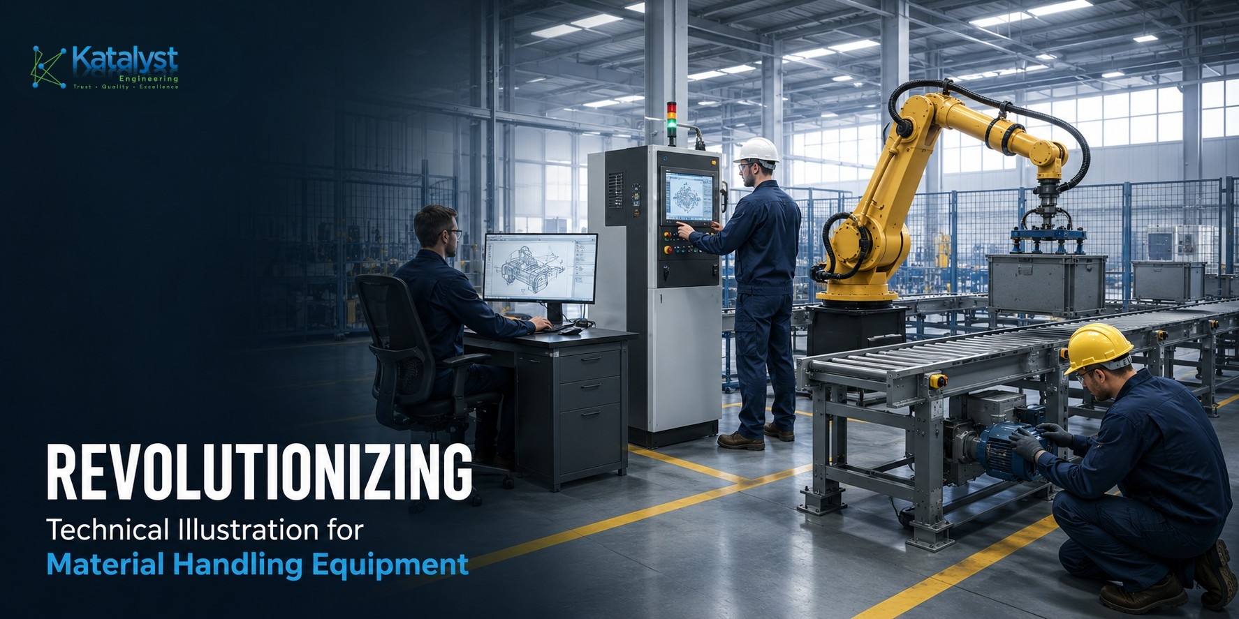 Revolutionizing Technical Illustration for Material Handling Equipment